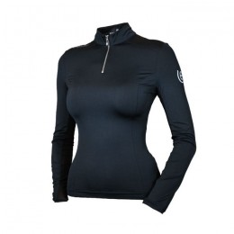 Equestrian Stockholm Air Breeze Top Black Gold