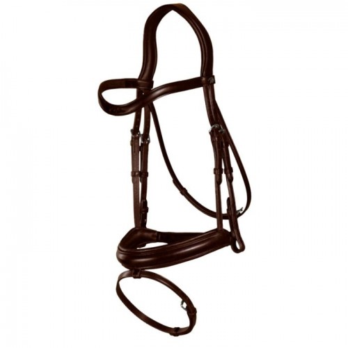 Dyon snaffle bridle matt noseband medium