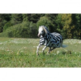 Bucas Buzz-Off Zebra Full Neck Pony