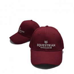 Equestrian Stockholm cap Bordeaux zilver