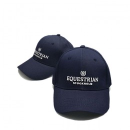 Equestrian Stockholm cap Navy White