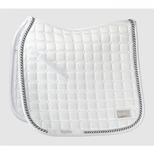 Equito SS'22 Dressage Saddle Pad White Silver