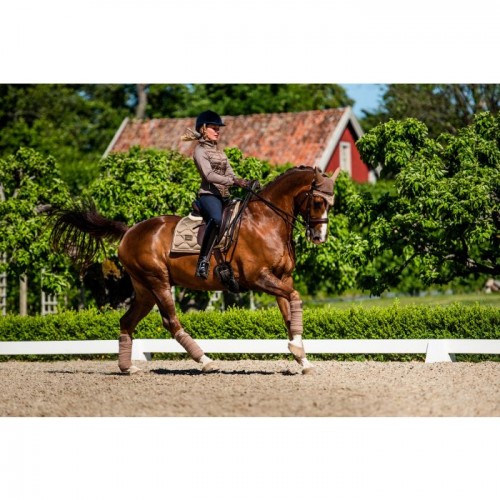 Equestrian Stockholm champagne fleece bandages