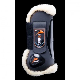 eQuick eLight Tendon Boots Front Fluffy