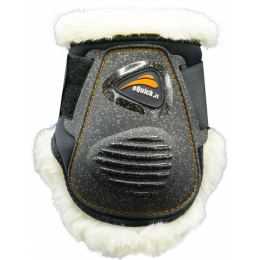 eQuick eLight Fluffy Glitter Fetlock Boots Rear