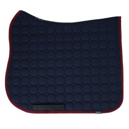 Equiline Octagon Saddle Pad Navy Bordeaux