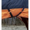 EQUITHÈME Tyrex 600D Rain Rug Navy/Orange