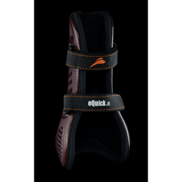 eQuick eShock tendon boots velcro Front