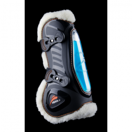 eQuick eShock tendon boots Front Fluffy