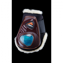 eQuick eShock Fetlock boots Velcro Fluffy