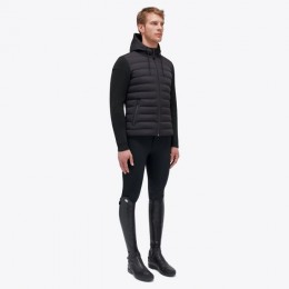 Cavalleria Toscana FW'23 CT Hybrid Puffer/Tech Knit Hooded Jacket Men