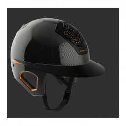 Freejump Voronoi Cap Carbon Glossy Bronze Temple Protection