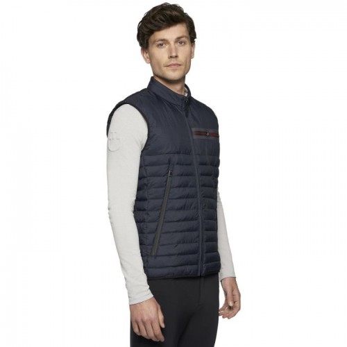 Cavalleria Toscana SS'22 CT Team Red Stripe Quilted Vest Men