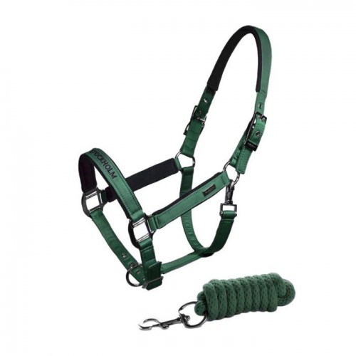 Equestrian Stockholm FW'22 Sycamore Green halter set