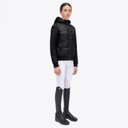 Cavalleria Toscana FW'23 Unisex Zip Puffer Tufted CT Logo Jacket Kids