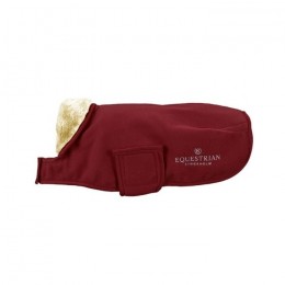 Equestrian Stockholm Dog Rug Bordeaux