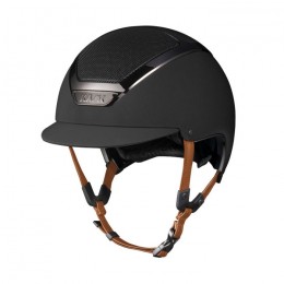 Kask Dogma Chrome 2.0 Black Light Brown Chinstrap