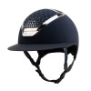 Kask Star Lady Chrome 2.0 Темно-синие серебристые кристаллы с хрустальным оттенком