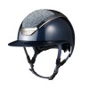 Kask Star Lady Pure Shine 2.0 Темно-синий Хром с серебряными кристаллами на камнях Темно-синий