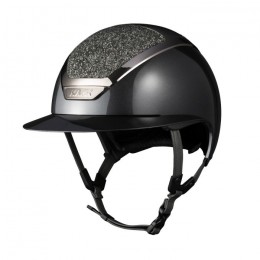 Kask Star Lady Pure Shine 2.0 Антрацит Хром Серебряные кристаллы Полуночный антрацит