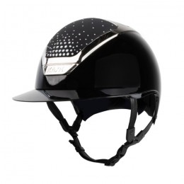 Kask Star Lady Pure Shine Chrome 2.0 Black-Silver Crystals Passage Crystal Shade