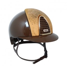 KEP Cromo 2.0 Diamond brown Shaded Swarovski Beige gold Gold Frame brown chinstrap