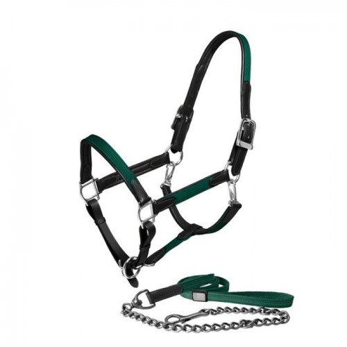Equestrian Stockholm FW'22 Sycamore Green leather halter
