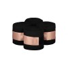 Equito Fleece Bandages Black Peach