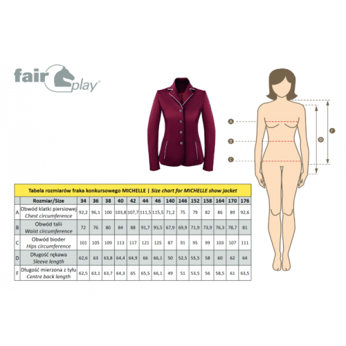 Fair Play competition jacket Michelle