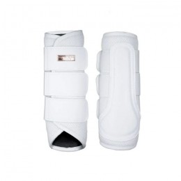 Equestrian Stockholm Classic Mesh Brushing boots White Rose