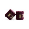 Equestrian Stockholm SS'22 Crystal Merlot Gold bandages