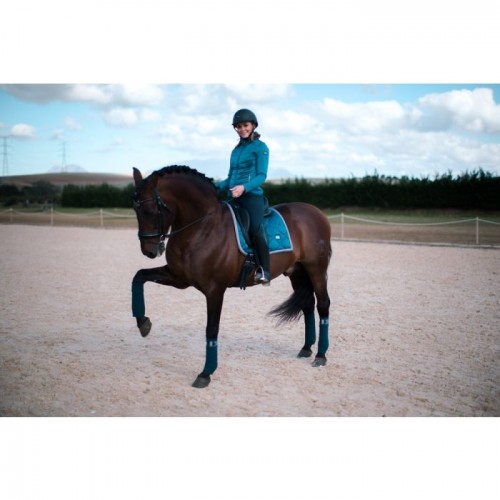 Equestrian Stockholm Moroccan Blue fleece bandages