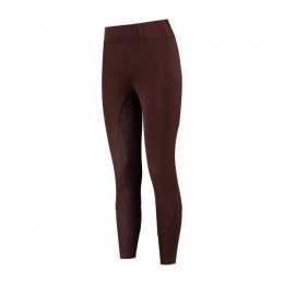 Mrs. Ros FW'23 Softshell Silhouette Riding Tights Red Blush