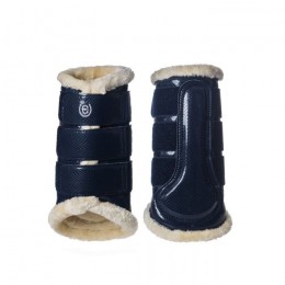 Equestrian Stockholm brushing boots front Midnight Blue FW'19