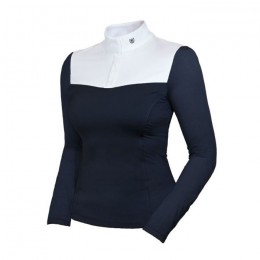 Equestrian Stockholm FW'23 Navy Refined Competition shirt Longe Sleeve