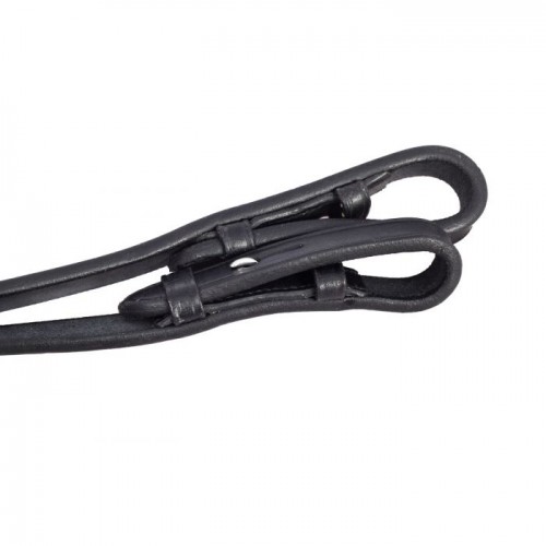 Premiera leather dressage reins with stops