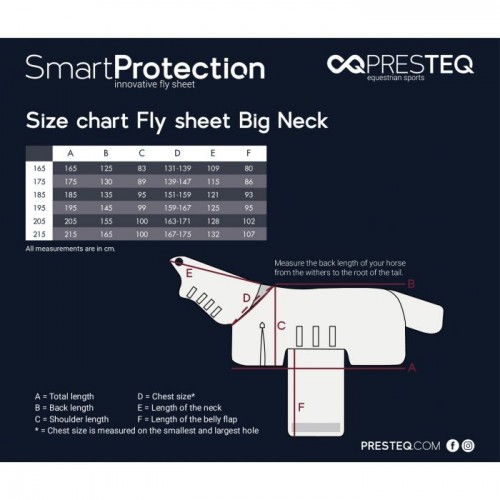 PresTeq Fly Rug SmartProtection Big Neck