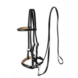 F.R.A. Bitless Sidepull bridle Pardoes de Luxe