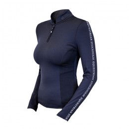 Equestrian Stockholm SS'23 Modern Tech Navy power top