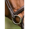 Premiera "Latina" brown anatomic bridle with patent leather details