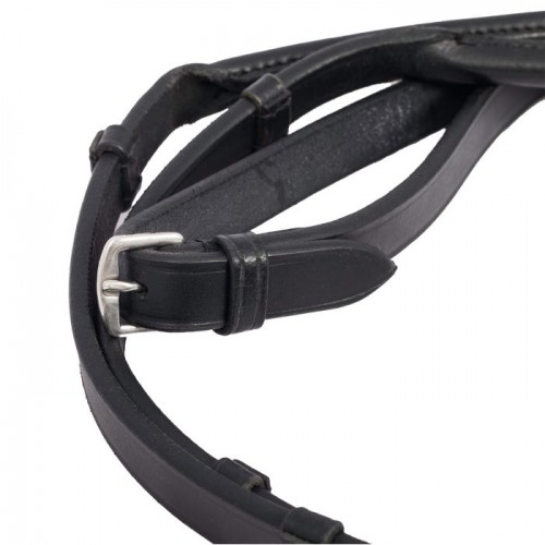 Premiera rolled dressage reins with stops