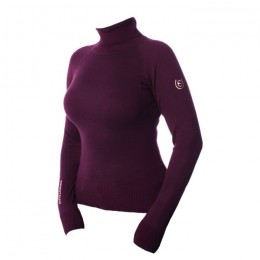 Equestrian Stockholm SS'22 Purple Gold knitted top