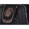 Перчатки Swarovski Samshield из V-образной кожи черного и розового золота