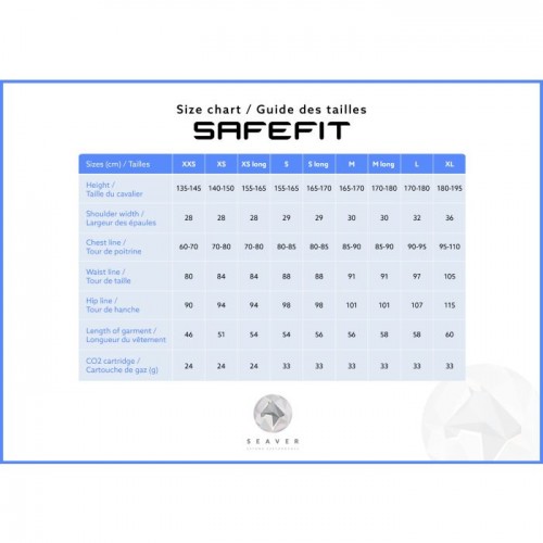 Жилет с подушкой безопасности Seaver SAFEFIT