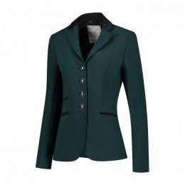 Juul C SS'23 competition jacket Emerald black swarovski