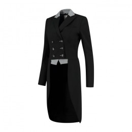 Juul C Tailcoat Black Grey Swarovski