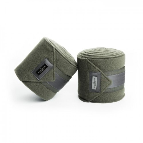 Equestrian Stockholm Spring Olive fleece bandages