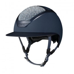 Kask Star Lady 2.0 Кристаллы на камнях Темно-синего цвета