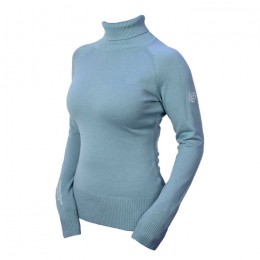 Equestrian Stockholm SS'22 Steel Blue knitted top