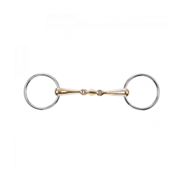 Busse Double jointed loose ring snaffle Kaugan 16mm